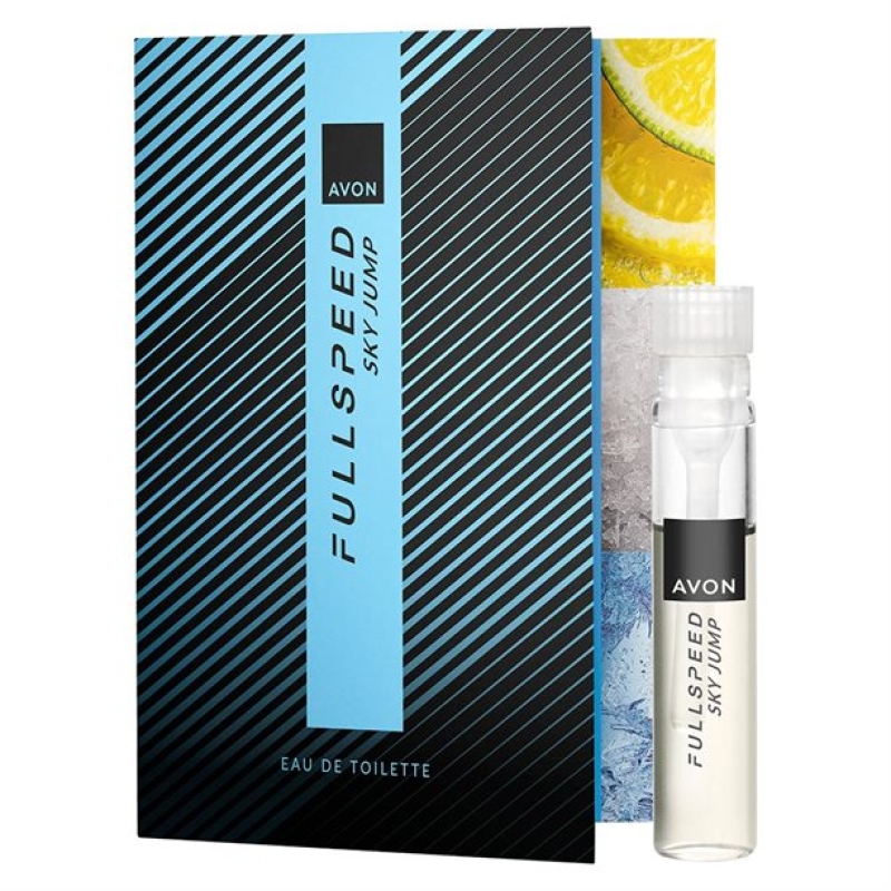 AVON FULL SPEED SKY JUMP Eau de Toilette /Karte mit Duftprobe